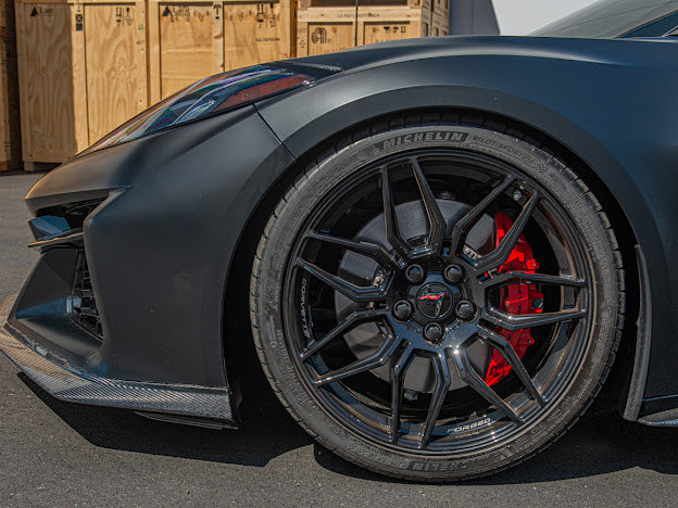 2020+ CORVETTE C8 Z06 & E-Ray | 3-PIECES FRONT LIP SPLITTER GROUND EFFECTS