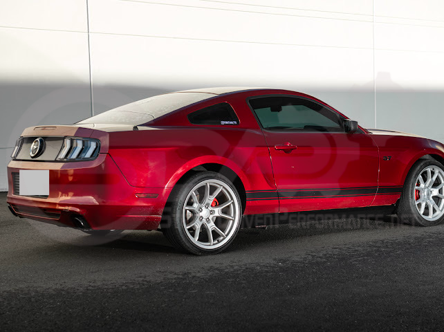 2010-2014 FORD S197 MUSTANG | GT500 STYLE SIDE SKIRTS EXTENSION PAIR ROCKER PANELS GROUND EFFECTS
