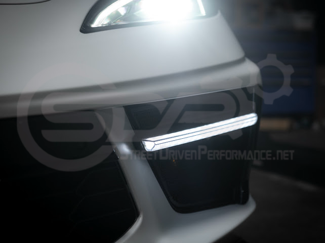 2020-UP CORVETTE C8 STINGRAY & Z51 | SEQUENTIAL FRONT GRILLE LED DRL LIGHT BAR BEZEL INSERTS PAIR