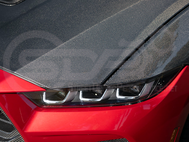 2024-Up Ford Mustang S650 | Factory Style CARBON FIBER Front Hood with Hood Vent (2 versions)