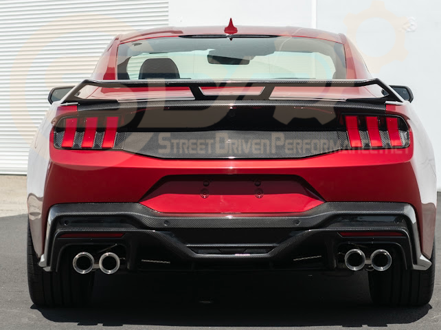 2024-UP FORD MUSTANG S650 | CARBON FIBER REAR TRUNK PANEL COVER TRIM