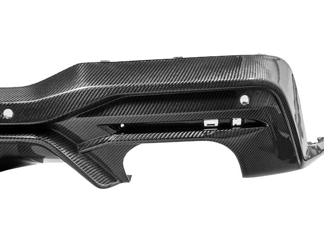 2024-Up Ford Mustang S650 | GT Style CARBON FIBER Rear Bumper Diffuser