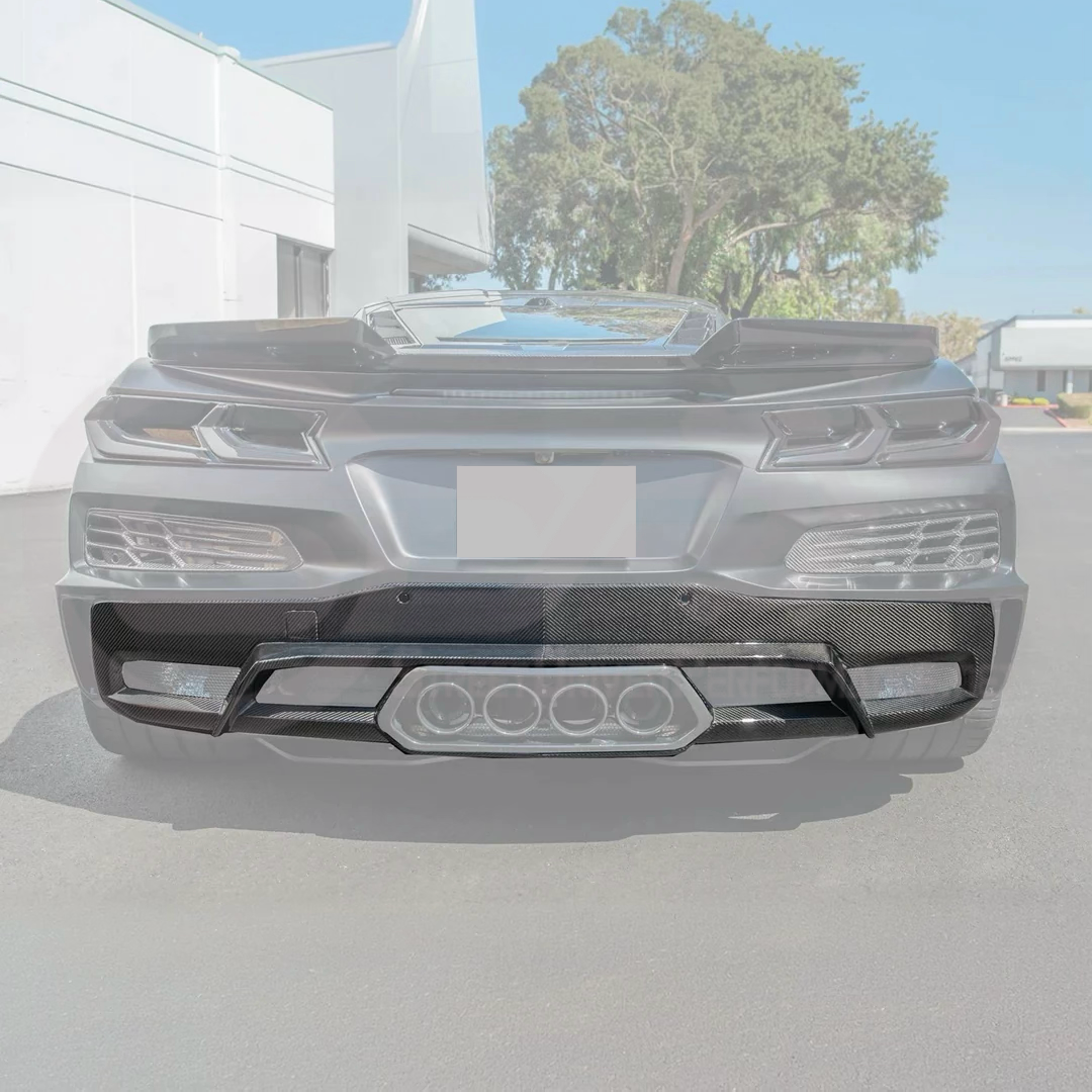 2023-UP CHEVROLET CORVETTE C8 Z06 | CARBON FIBER REAR DIFFUSER