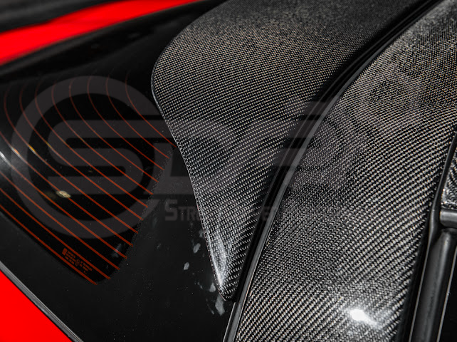 2005-2013 CHEVROLET CORVETTE C6 | SDP PERFORMANCE CARBON FIBER REAR ROOF WING LID SPOILER