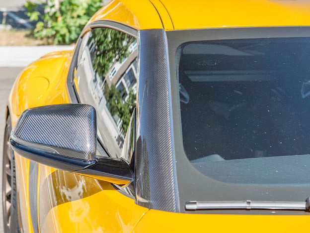 2020-Up Toyota GR Supra A90 A91 |JDM Factory Style CARBON FIBER A-Pillar Panel Cover