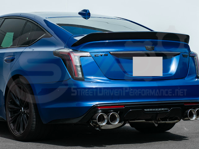 2020-Present Cadillac CT5 Sport / CT5-V / CT5-V Blackwing | Blackwing Style Rear Trunk Spoiler Wing