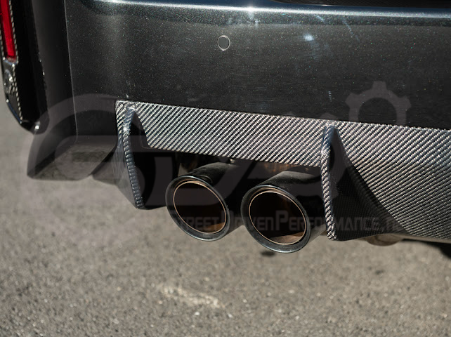 2023-UP BMW G87 M2 | M-SPORT PERFORMANCE V2 STYLE CARBON FIBER REAR BUMPER DIFFUSER