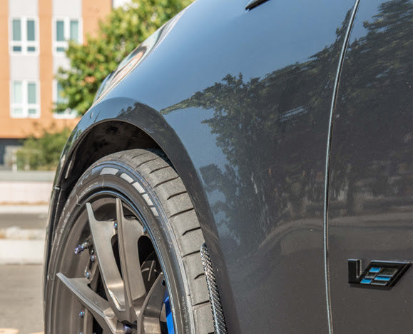 2009-14 CADILLAC CTS-V V2 |CARBON FIBER SPLASH GUARDS / MUD FLAPS