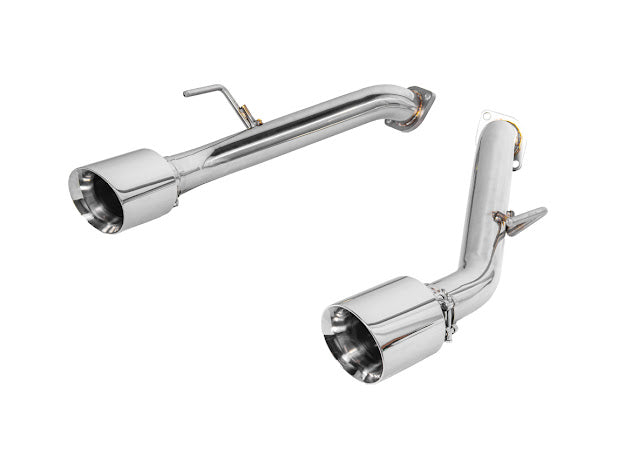 2023-PRESENT NISSAN 400Z RZ34 | MUFFLER DELETE AXLE BACK DUAL TIPS EXHAUST (CHROME OR BURNT BLUE TIPS)