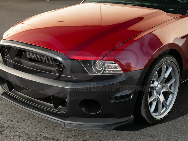 2010-2014 MUSTANG S197 | GT500 STYLE FRONT BUMPER COVER UPPER LOWER GRILLE LIP SPLITTER