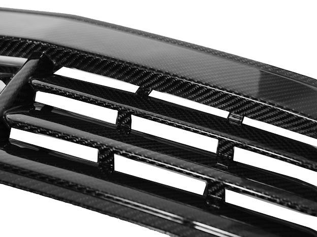 2024-UP FORD MUSTANG S650 | CARBON FIBER FRONT UPPER HOOD VENT INSERT