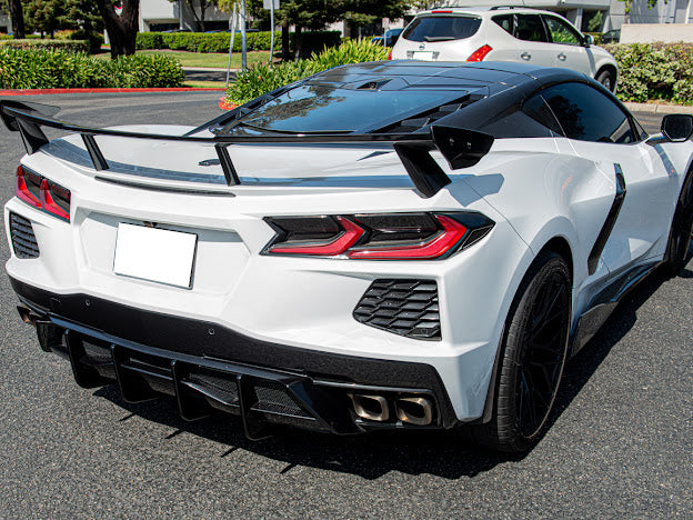 2020+ CORVETTE C8 Z51 REAR LOWER DIFFUSER FINS *ADD-ON*