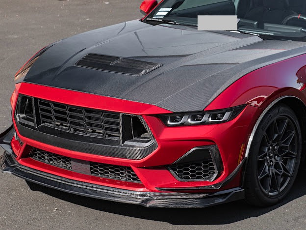 2024-Up Mustang GT S650 | CARBON FIBER Front Side Grille Insert Replacement Pair