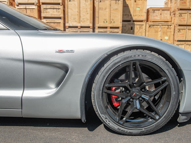 1997-2004 CHEVROLET CORVETTE C5 FRONT AND REAR EXTENDED SPLASH GUARDS / MUD FLAPS