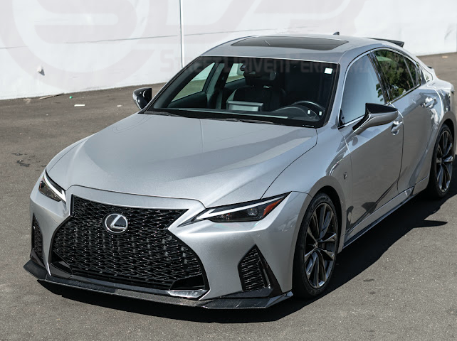 2021-UP LEXUS IS300, IS350, IS500 | JDM NOVEL STYLE CARBON FIBER FRONT BUMPER LIP SPLITTER GROUND EFFECTS
