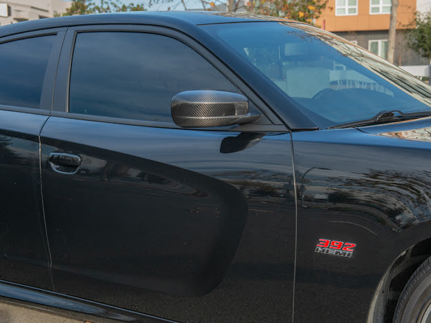 2011-UP DODGE CHARGER CARBON FIBER SIDE MIRROR COVERS