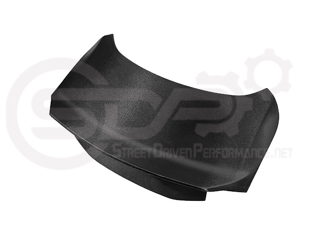 2024-Up Ford Mustang S650 | Factory Integrated Ducktail Style Carbon Fiber Replacement Rear Trunk Lid
