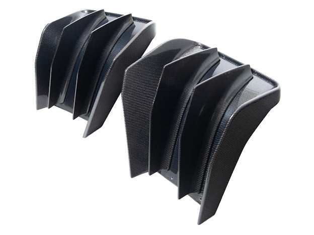 2014-2019 Corvette C7 Performance Track Style *ADD-ON* Rear Bumper Diffuser