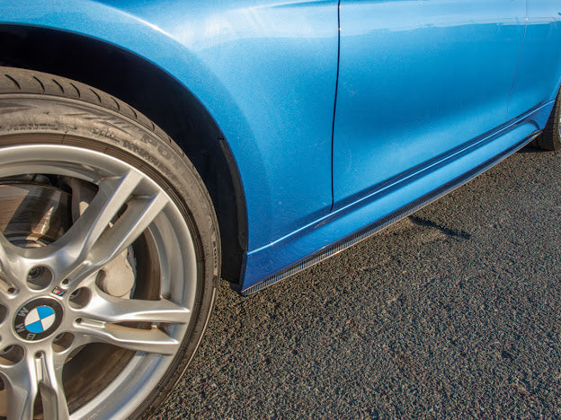 2012-2018 M-Sport BMW F30 / F31 3-Series | CARBON FIBER Side Skirts Rocker Panel Extensions Ground Effects