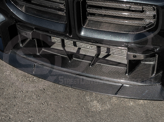 2023-Up BMW G87 M2 | TR Style 3PCS Carbon Fiber Front Bumper Splitter Lip Ground Effects