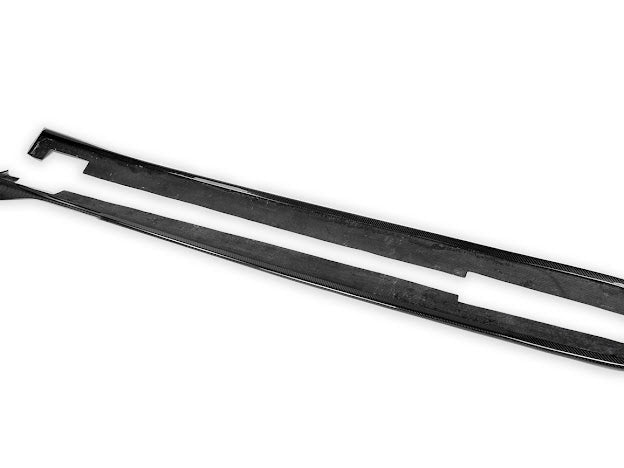 2013-Up Lexus GS-Series Lexon Style CARBON FIBER Side Skirts Rocker Panel Extension Ground Effects
