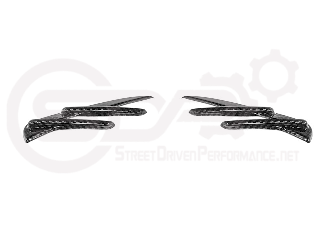 2021-UP BMW G82 G83 M4 | FACTORY REPLACEMENT CARBON FIBER SIDE FENDER VENT TRIM COVERS PAIR