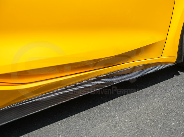 2023-UP CHEVROLET CORVETTE C8 Z06 & E-RAY | SDP PERFORMANCE TRACK STYLE CARBON FIBER SIDE SKIRTS ROCKER PANEL GROUND EFFECTS