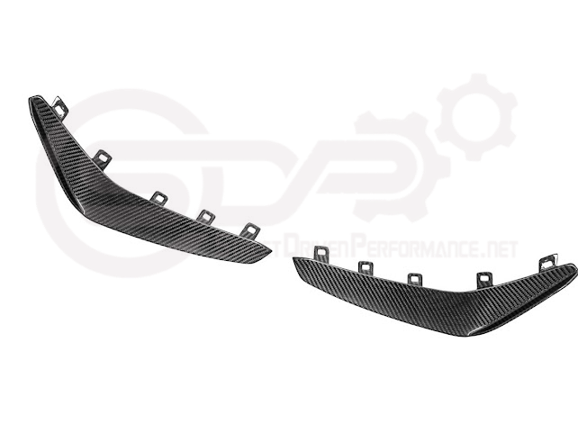 2020-UP CADILLAC CT4-V BLACKWING | CARBON FIBER FRONT LIP SPLITTER WITH CANARDS GROUND EFFECTS