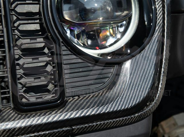 2024-UP JEEP WRANGLER GLADIATOR | FACTORY STYLE FRONT BUMPER GRILLE INSERT SURROUNDING REPLACEMENT