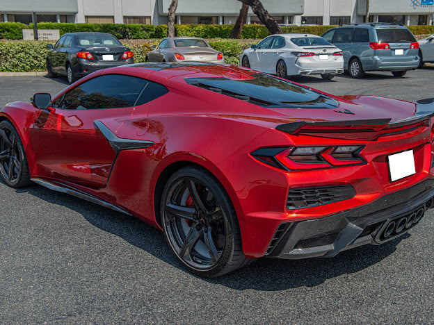 2020+ CHEVROLET CORVETTE C8 Z06 |REAR DIFFUSER SIDE VENT COVER PAIR