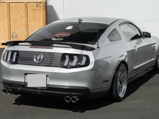 2010-2014 Ford Mustang S550 | GT500 Style GLOSSY BLACK Rear Trunk Lid Wing Spoiler