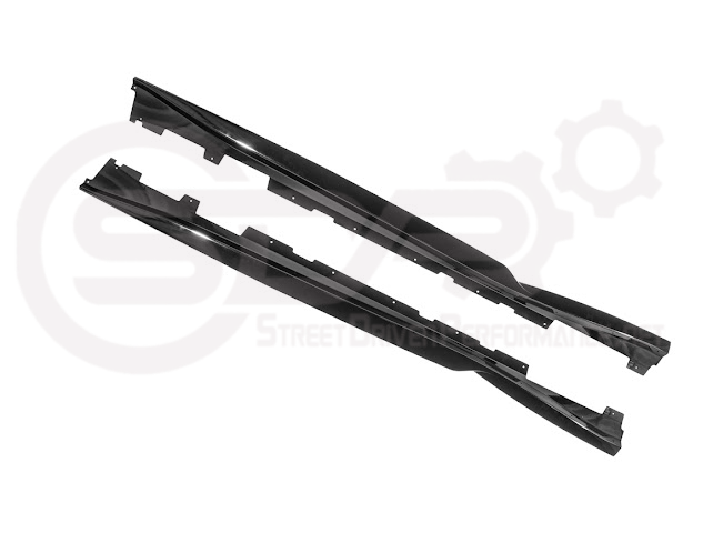 2016-2024 Camaro SS & 2019-2024 Chevrolet Camaro LT / LS / RS Models | SDP T6 Style GLOSSY BLACK Front Lip Splitter Side End Cap & Side Skirts Aero Kit