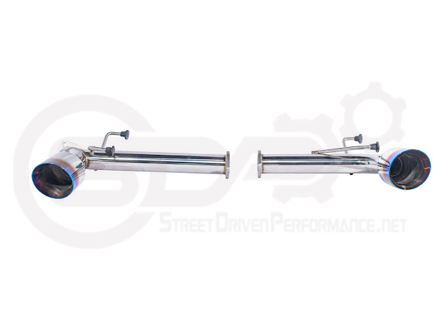 2013-2021 SCION FRS, SUBARU BRZ, TOYOTA 86 | MUFFLER DELETE AXLE BACK DUAL EXHAUST (CHROME TIPS OR BURNT BLUE TIPS)