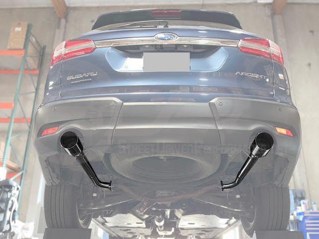 2019-PRESENT SUBARU ASCENT | MUFFLER DELETE AXLE BACK EXHAUST (CHROME OR BURNT BLUE TIPS)