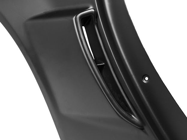 2005-2013 Corvette C6 | ZR1 Style Carbon Fiber Rear Side Wide Body Fenders & Fender Vent (Pair)