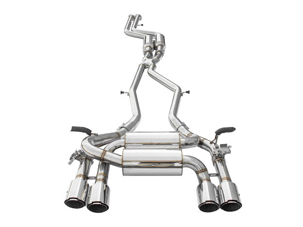2014-2019 BMW F80 M3 & F82 / F83 M4 | MUFFLER AXLE BACK WITH RESONATED MID PIPE CAT BACK EXHAUST