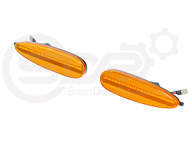 2004-2006 Pontiac GTO | Front Clear / Red / or Black Lens Amber Light LED Side Markers Pair