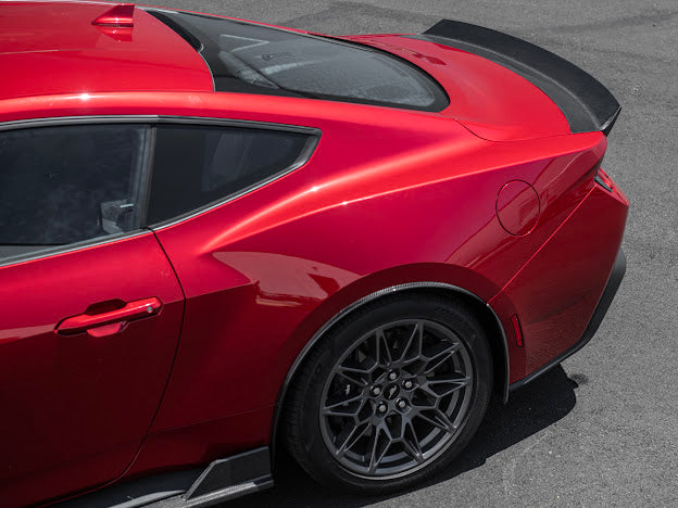 2024-UP FORD MUSTANG S650 | CARBON FIBER REAR TRUNK DUCKTAIL INTEGRATED WING SPOILER MODULE
