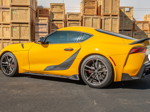 2020-Up Toyota GR Supra A90 A91 | CARBON FIBER Side Skirts Rocker Panels Ground Effects