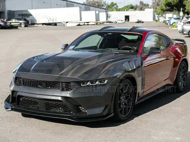 2015-Up Ford Mustang S550 & S650 Coupe | Factory Style Dry CARBON FIBER Tape-On Top Roof Panel Cover