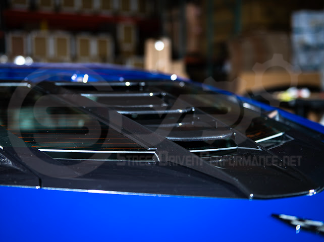 2020+ CORVETTE C8 ALL MODELS | ZR1 STYLE CARBON FLASH REAR WINDOW HATCH VENT LOUVER COVER