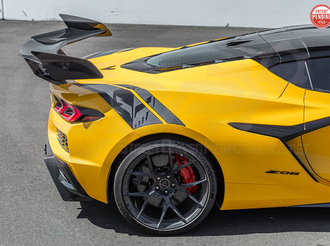 2023-UP CORVETTE C8 Z06 | ZR1 STYLE REAR WING SPOILER