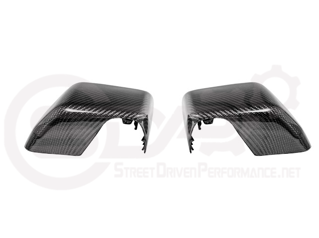 2018-UP JEEP WRANGLER GLADIATOR CARBON FIBER MIRROR CAP COVERS PAIR