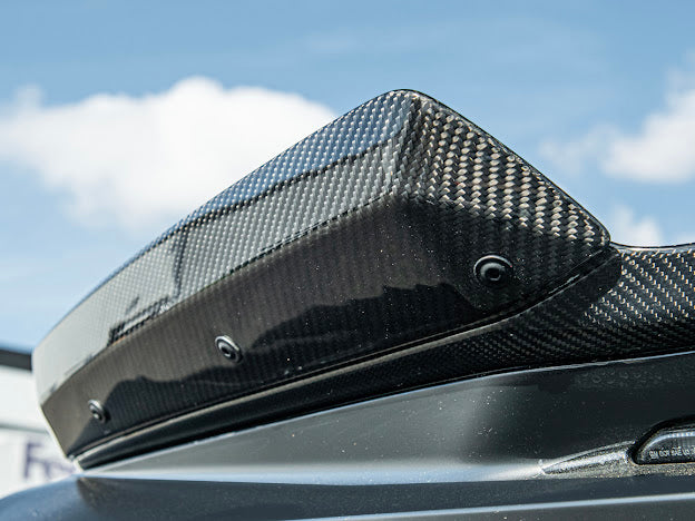 2023-Up CORVETTE C8 Z06 / E-RAY | CARBON FIBER REAR SPOILER WICKER BILL EXTENSION