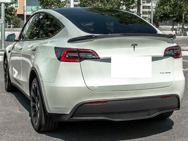 2020-UP TESLA MODEL Y CARBON FIBER REAR TRUNK LID SPOILER WING