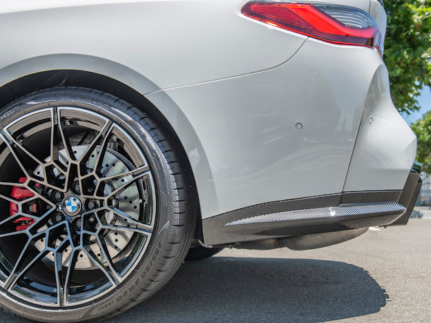 2021-Up BMW G80 M3 | Factory Style CARBON FIBER Rear Apron Lip Splitter Ground Effects