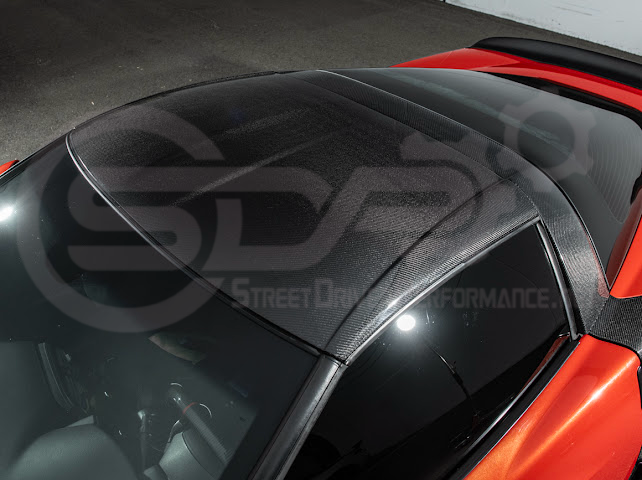 2005-2013 C6 Corvette - Carbon Fiber B-Pillar / Halo Cover