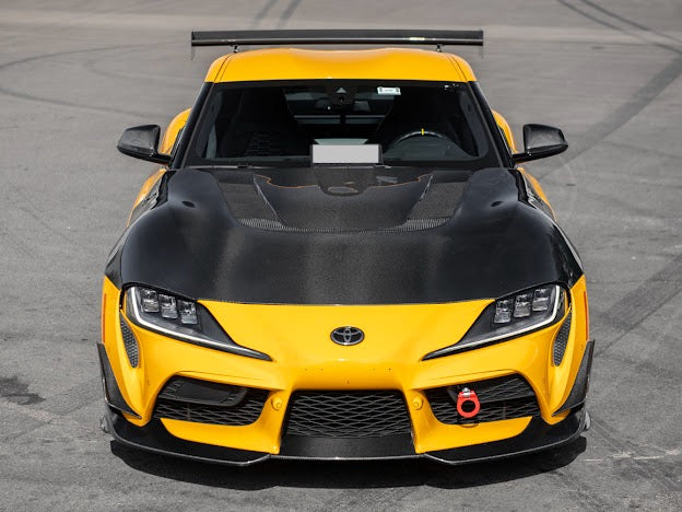 2020-Up Toyota GR Supra A90 A91 | JDM Performance Style Carbon Fiber Front Air Vented Hood