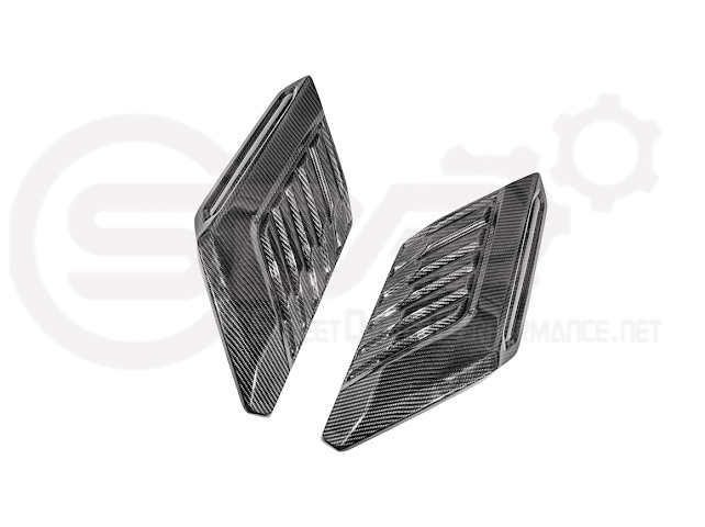 2022-Up Toyota Tundra | TRD Pro Style CARBON FIBER Front Hood Side Vents Pair