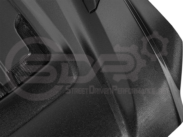 2022-UP TOYOTA TUNDRA | SDP CARBON FIBER FRONT VENTED HOOD WITH SIDE VENTS
